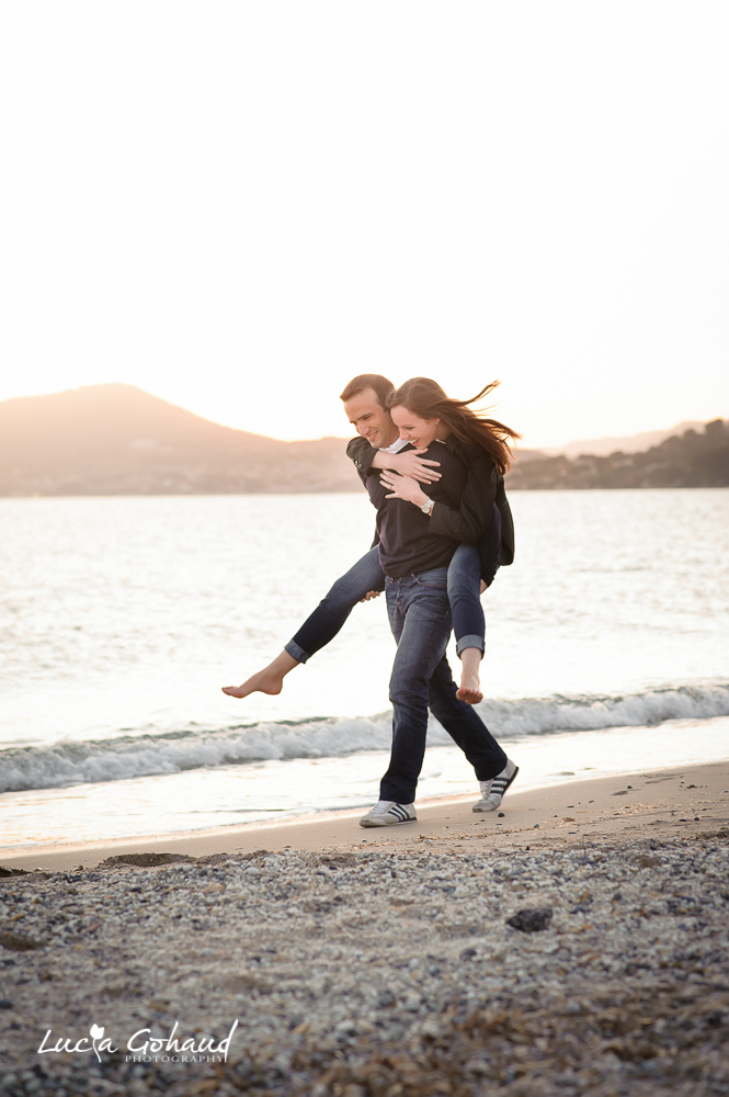 superbe couple a la plage d'Almanarre a Hyeres